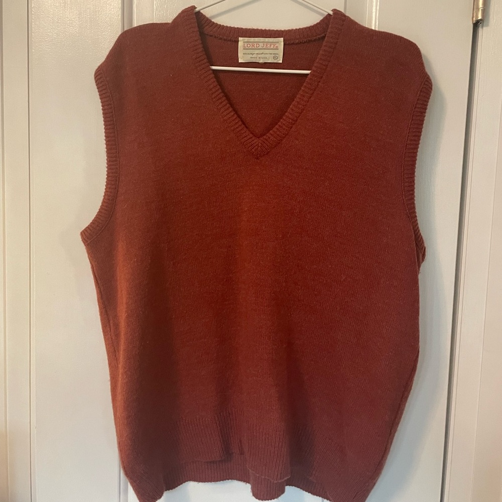 Vintage Sweater Vest, Size Extra Large